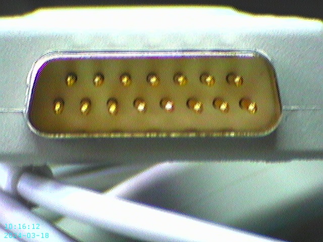 Close-up of a vga cableDescription automatically generated